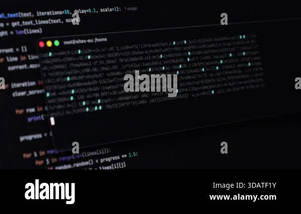 Close-up view of a dark terminal screen showcasing AI AGENT ASCII art ...