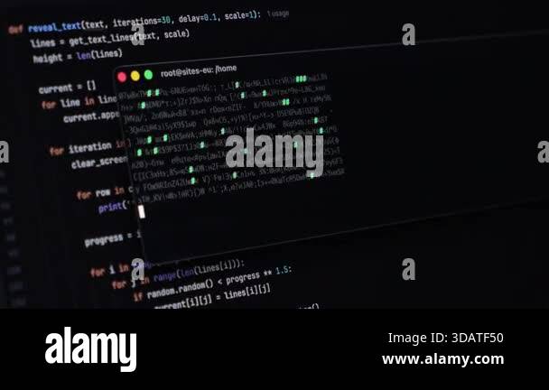 Terminal screen displaying python code emphasizing secure programming ...