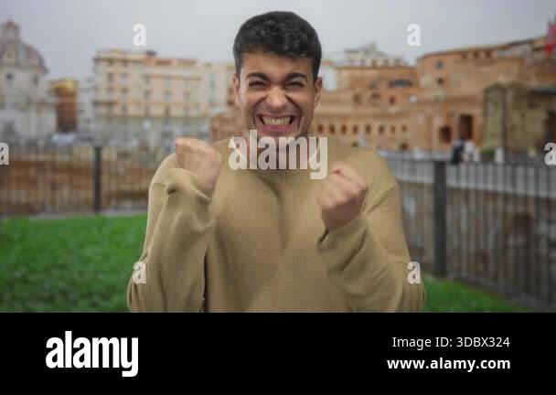 Smile young man tourist Stock Videos & Footage - HD and 4K Video Clips ...