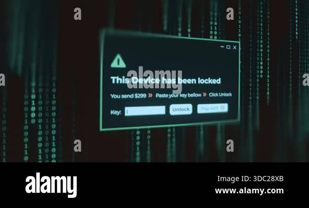 Ransom demand screen Stock Videos & Footage - HD and 4K Video Clips - Alamy