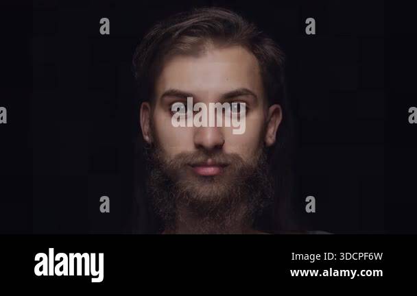 Commercial video of morphing faces portrait collage. Concept of ...