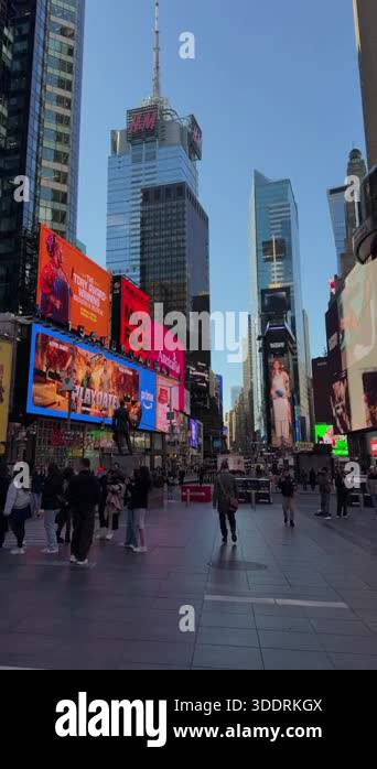 Curated visual reference: Times Square With Towering Skyscrapers Reference: New York Usa October 2 2025 Times Square Billboards Glow
