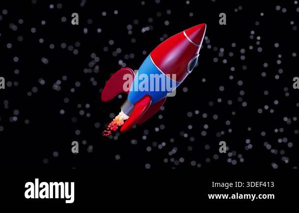 4k Resolution Video: Startup Launch And Innovation Concept. Stylized ...