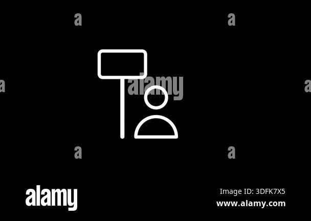 Single person sign Stock Videos & Footage - HD and 4K Video Clips - Alamy