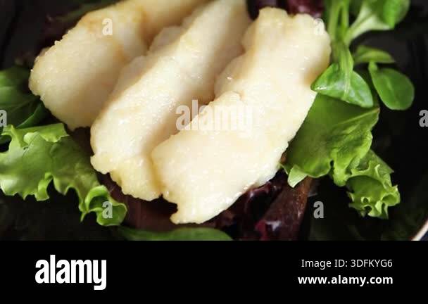 Fried white fish fillet pangasius seafood main course tasty snack fresh ...