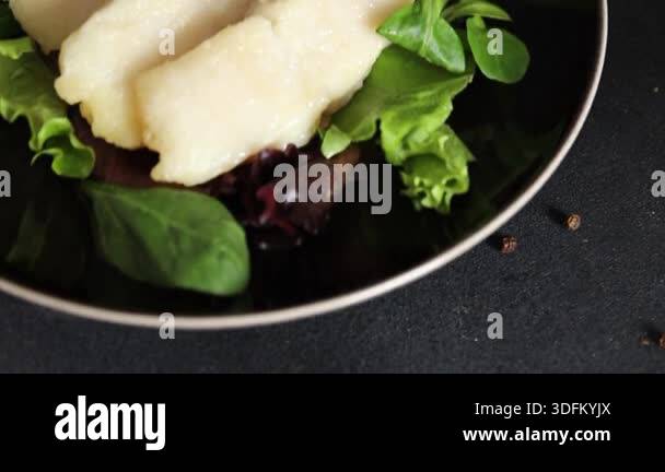 Fried white fish fillet pangasius seafood main course tasty snack fresh ...