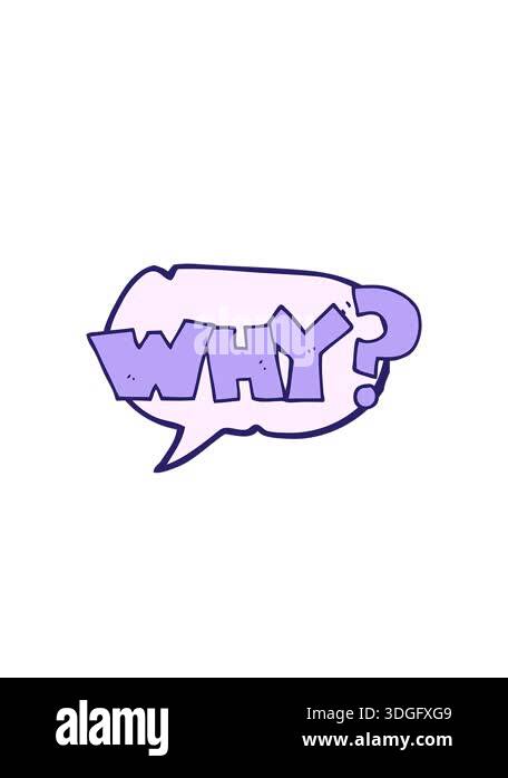 blinking radial lines animation of freehand drawn speech bubble cartoon ...