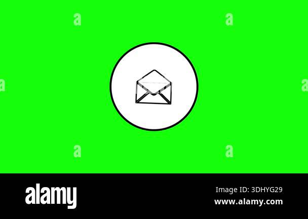 Contact Call Notification Icons animation Set, Clean and simple symbol ...