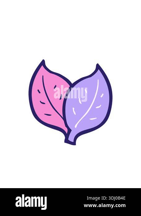 blinking radial lines animation of leaf drawing cartoon Stock Video ...