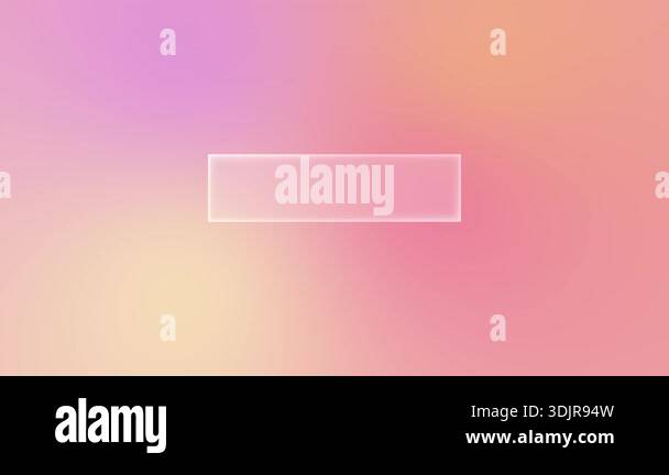 Rectangular glass liquid button in glassmorphism style on a soft purple ...