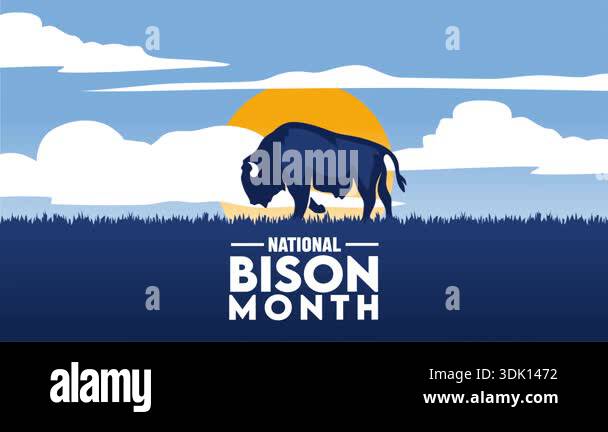National Bison Month to protect the bison's environmental ecosystem ...
