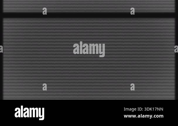 Displaying countdown on screen showing static noise, rotating text ...