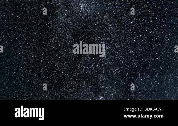 Astronomy time lapse showing real stars rotating and moving across a ...
