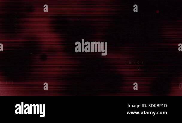 Starting deep red background pulsing glitch, binary drifting, namespace ...