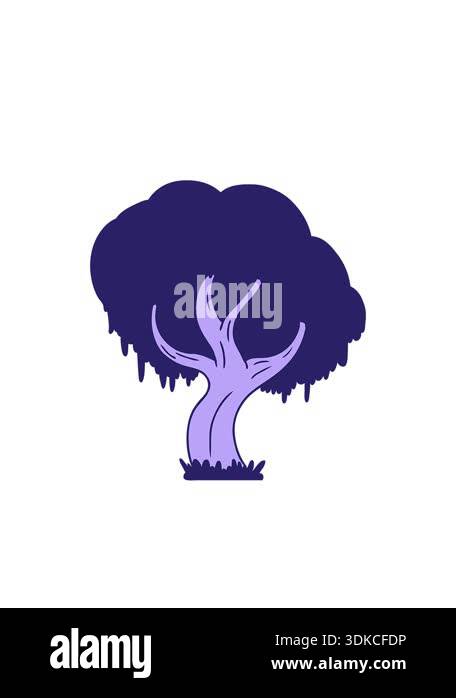 blinking radial lines animation of hand drawn cartoon doodle of a green ...