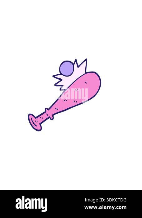 horizontally vibrating animation of hand drawn doodle style cartoon ...