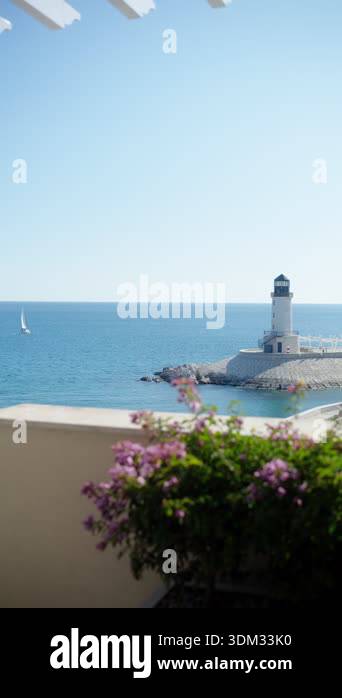 View from the spacious private balcony of a luxury suite overlooking a ...