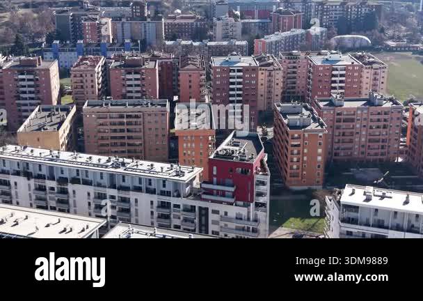 High End Apartment Complexes With City View Reference: High Angle View Of A Densely Populated City District With