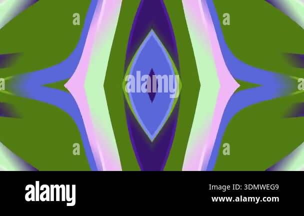 Concentric diamond shapes in pastel hues create a symmetrical abstract ...
