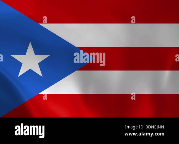Pouter Rico Flag A high-definition video of the Puerto Rican flag featuring five ...