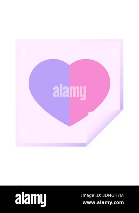 attention grabbing animation of heart symbol graphic vector ...