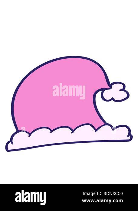 bobbing motion animation of cartoon christmas hat Stock Video Footage ...