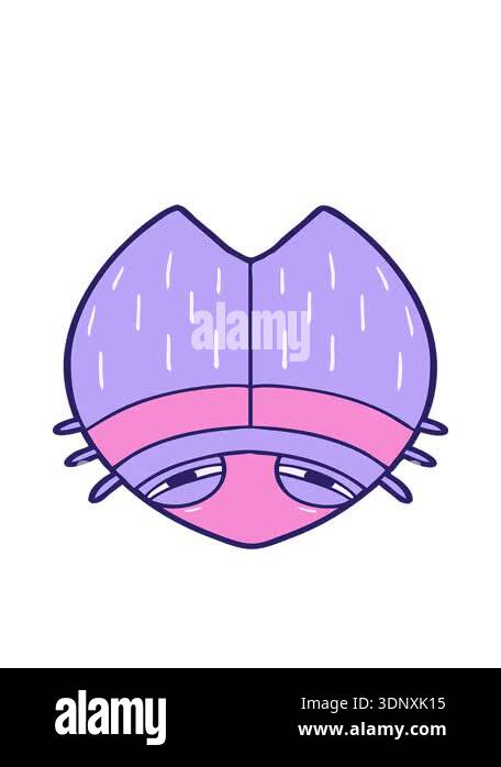 bobbing motion animation of cute cartoon bug Stock Video Footage - Alamy