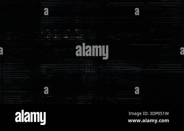 Dark black digital noise texture background with subtle pixel shimmer ...