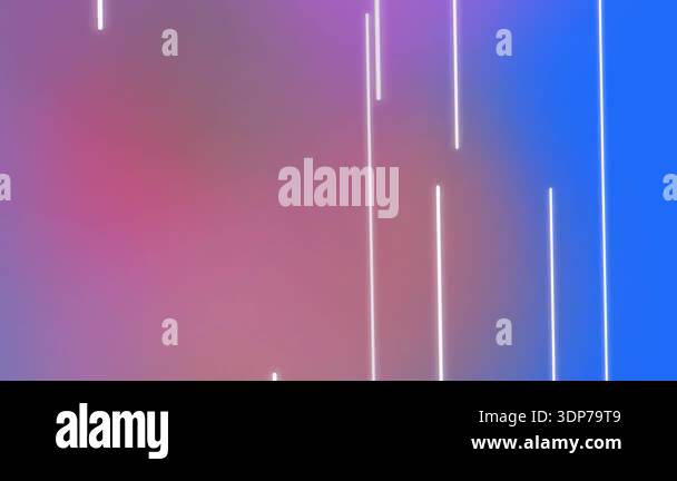 An abstract animated background featuring glowing vertical lines ...