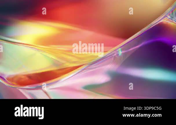 Liquid chrome abstract background, holographic metallic flow with ...