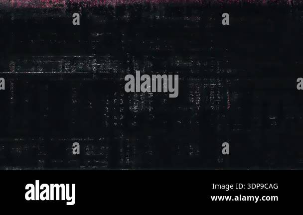 Dark digital glitch background, vertical pixel noise, subtle red ...