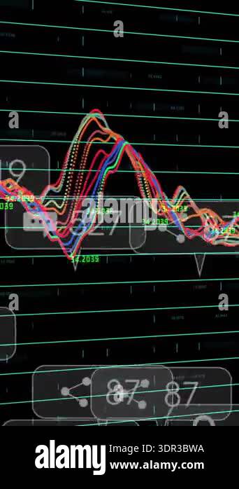 Animating social media notifications and engagement metrics over ...
