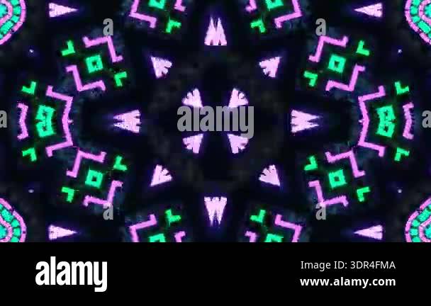 Psychedelic Kaleidoscope Burst Symmetric kaleidoscope shapes bursting ...