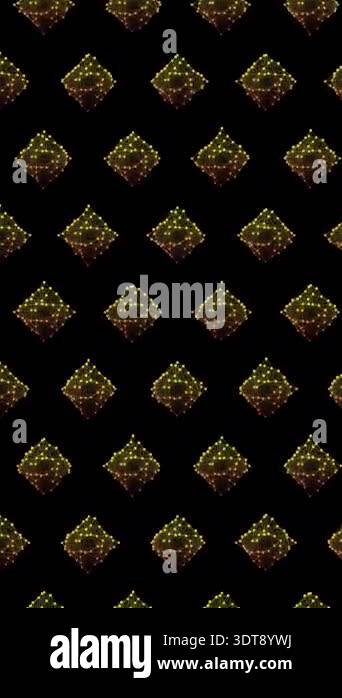 Upward Loop Pattern Abstract Diamond Seamless Pattern Loop, Upward Movement Pattern ...