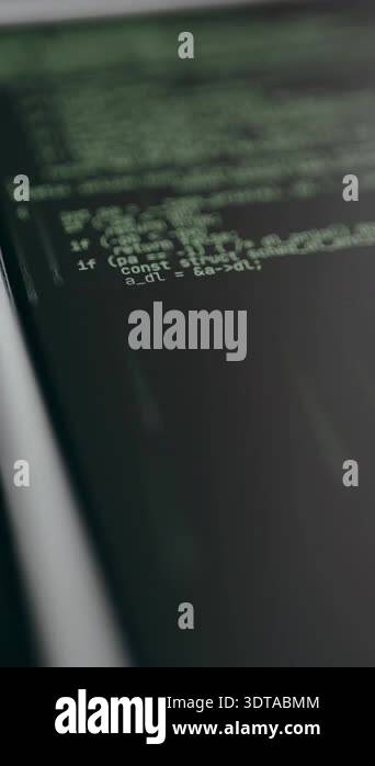 Lines of programming computer code, matrix style Stock Video Footage ...