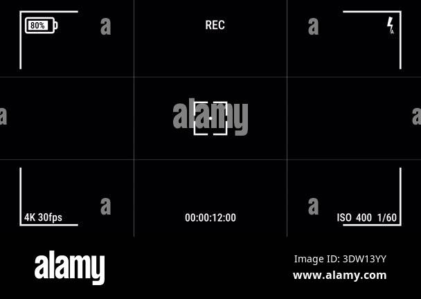 Camera viewfinder tracking overlay camcorder recording screen recorder ...