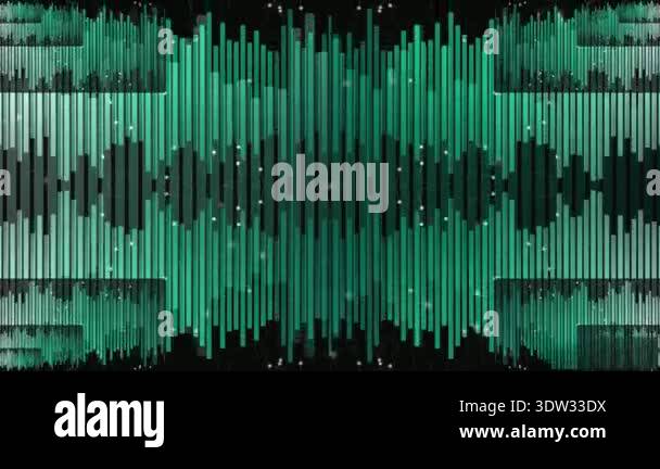 Beats Pattern Waveform This video features a mesmerizing green sound wave pattern in motion ...