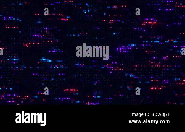 High-tech big data processing animation. Ai, artificial intelligence ...