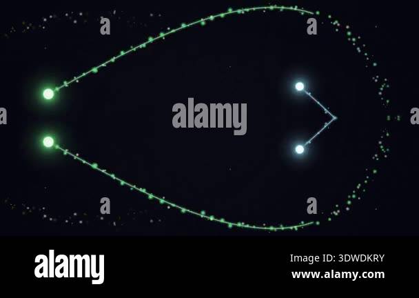 binary star system animation showing two suns orbiting each other in ...