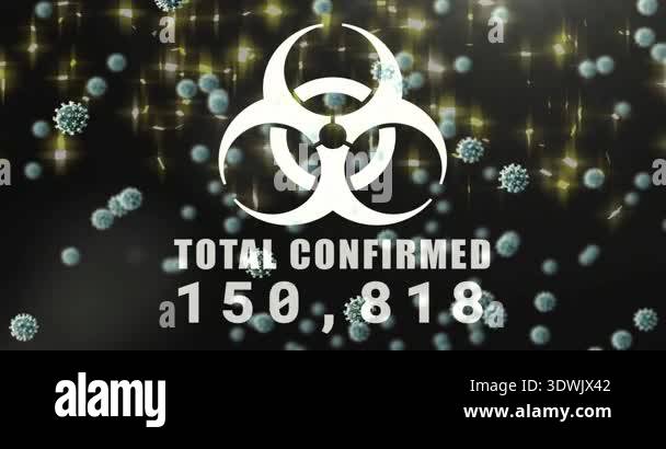 Opening biohazard emblem, counter updating from 112305 to 831627 amid ...