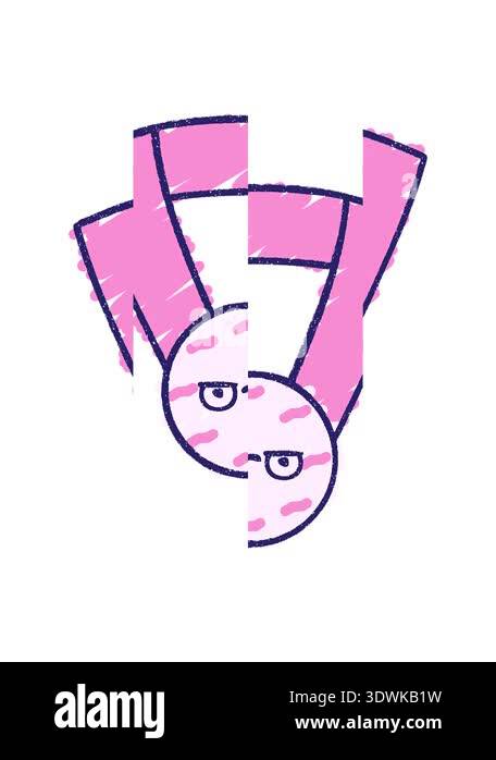 splitting motion animation of First Place Chalk Drawing Stock Video ...