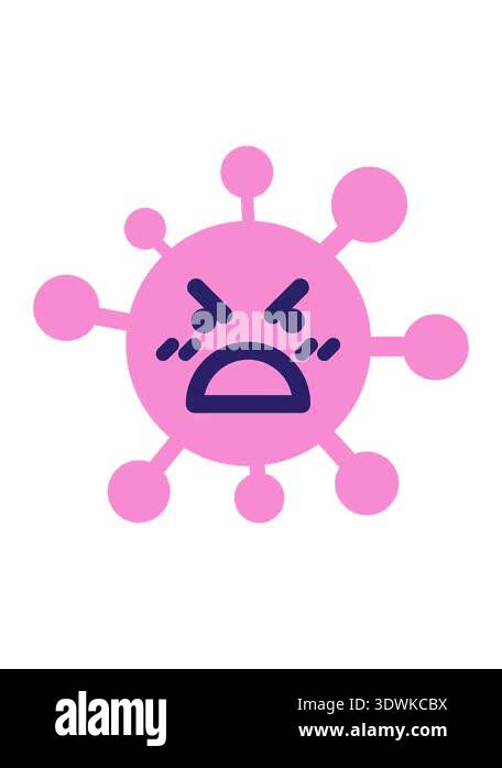 bob and pause animation of angry boss virus Stock Video Footage - Alamy