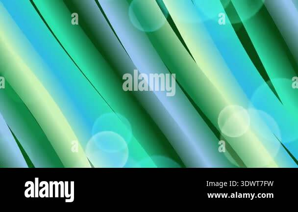 Animated green diagonal lines with bokeh effect Stock Video Footage - Alamy