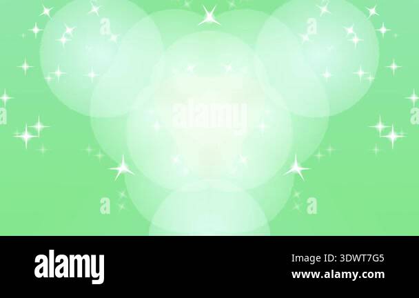 Animated green background with white shapes and sparkles Stock Video ...