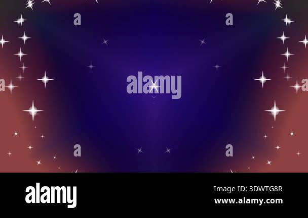 Animated sequence of starry night sky with constellations Stock Video ...