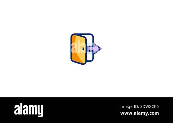 Logout Animated Icon Professional animated icon designed for modern ...
