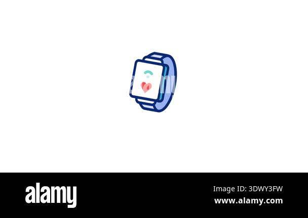 Smartwatch Animated Icon Professional animated icon designed for modern ...
