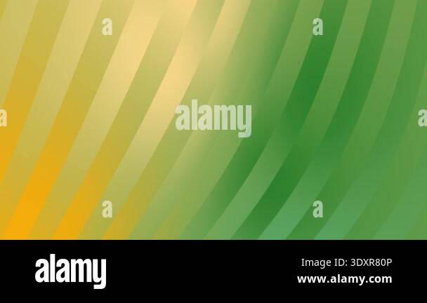 Green and yellow diagonal gradient animation with smooth flowing motion ...