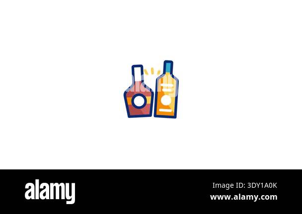 Alcohol Animated Icon Professional animated icon designed for modern ...
