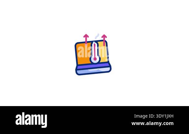 Overheating Animated Icon Professional animated icon designed for ...